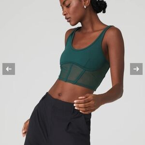 ALO Yoga Women's Green Intimate Top